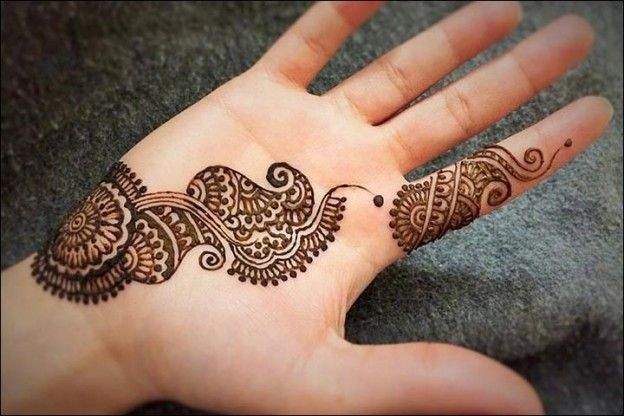 Simple & Easy Arabic Mehandi Designs
