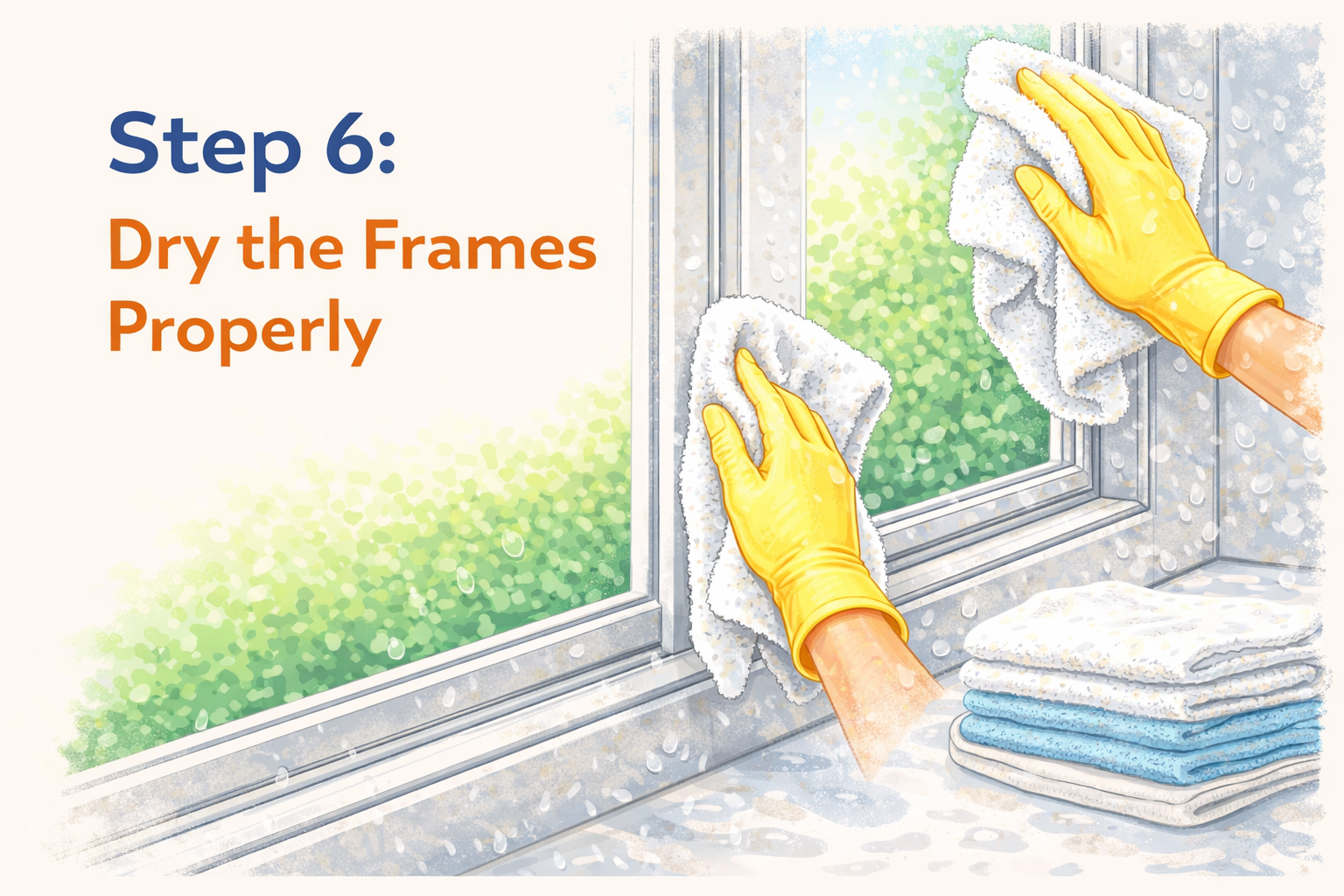 Dry the Frames Properly