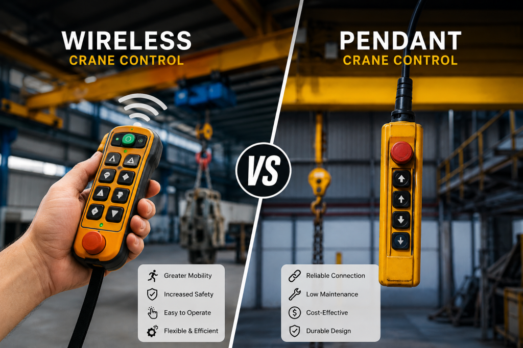 Wireless vs Pendant Crane Control: Which Is Better?